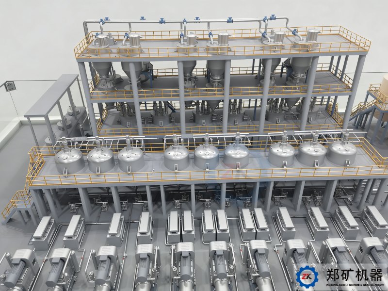 锂电材料投配料和预处理系统